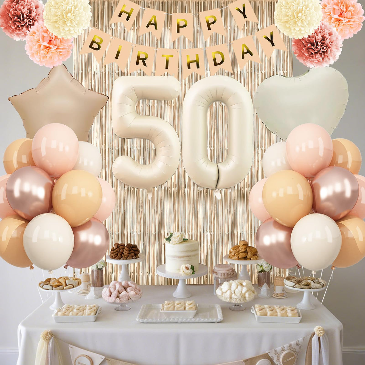 KAINSY dusty pink pom poms add soft texture to decor