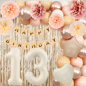 KAINSY happy birthday banner for quick party setup