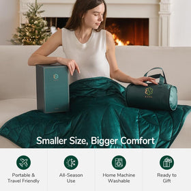 Kaisa leaf-design blanket showcases stylish shape for cozy travel sessions.