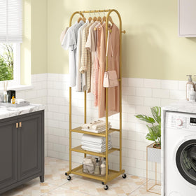 Kaitiemoo assembly-ready rack with included tools and instructions.