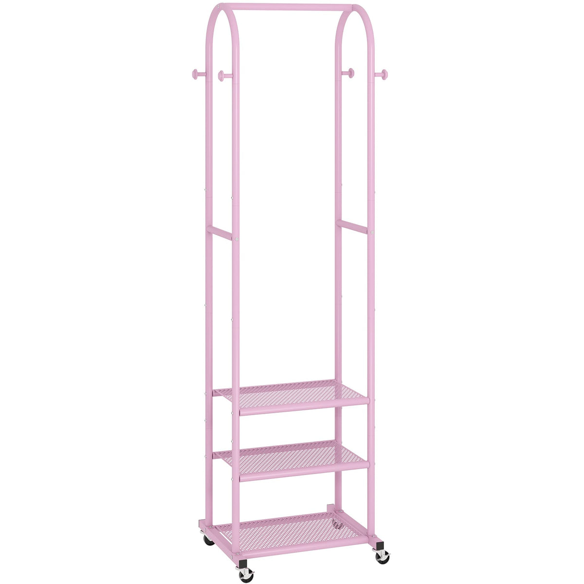 Kaitiemoo garment rack vertical profile tall space saver