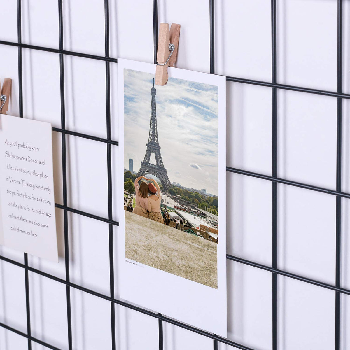 Kakivan grid panel wall-hanging offers horizontal and vertical mounting options