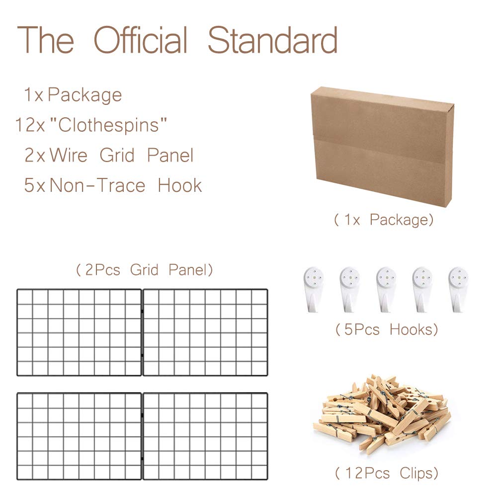 Kakivan grid panel wedding display ideal for guest messages and keepsakes
