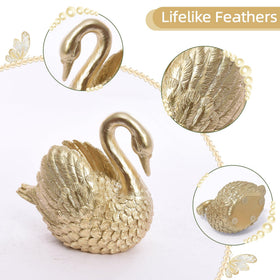 Kakizzy Swan neck curved ornament adds an elegant focal point to any study.