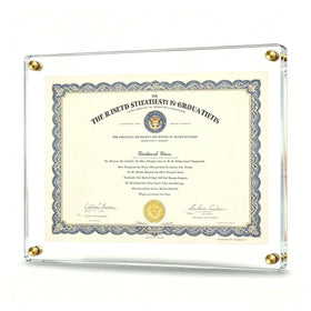 Kalami 11x14 acrylic wall frame front view for a clean, frameless display