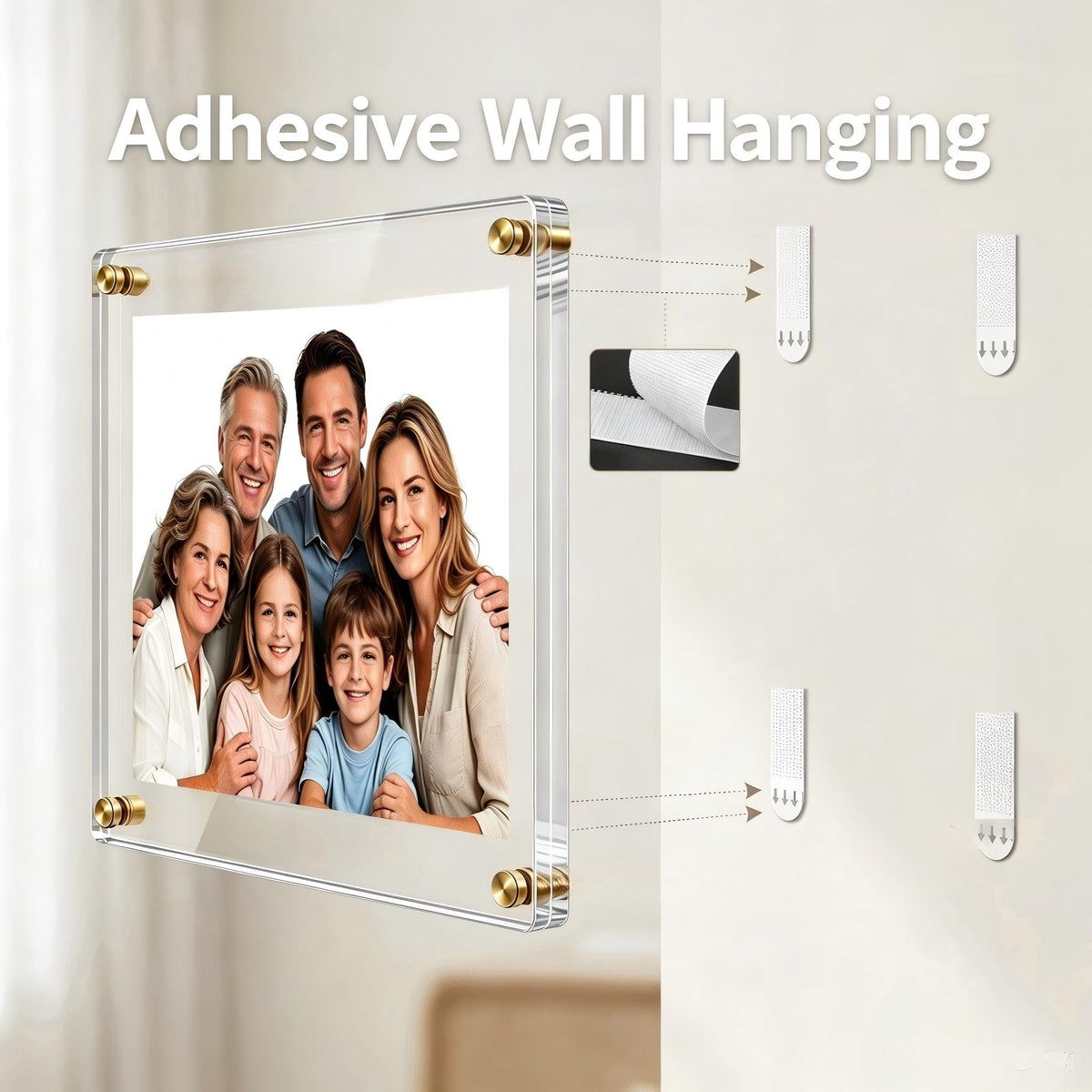 Kalami adjustable acrylic gap frame fits small specimens or prints