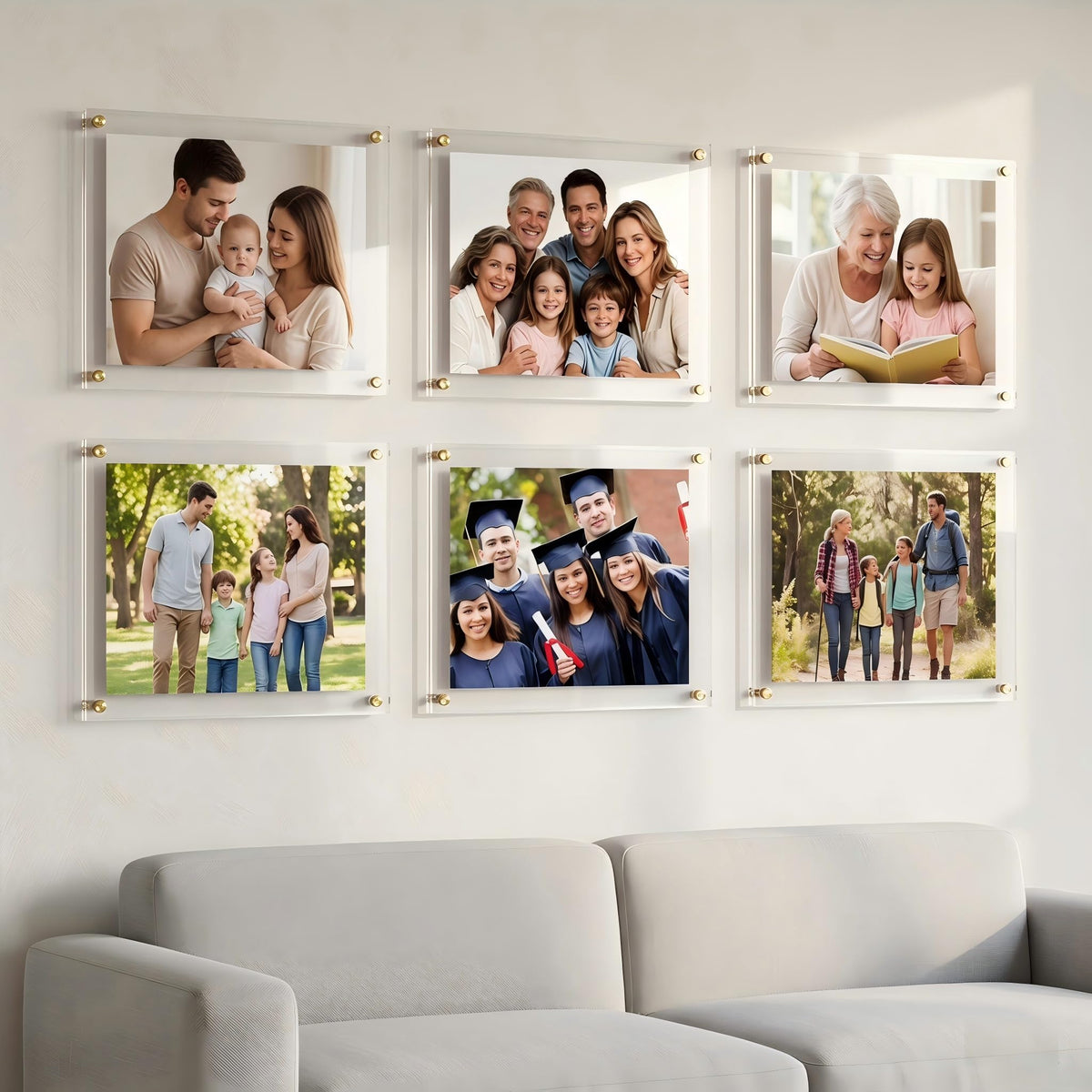 Kalami eco-friendly Plexiglas frame as a glass substitute