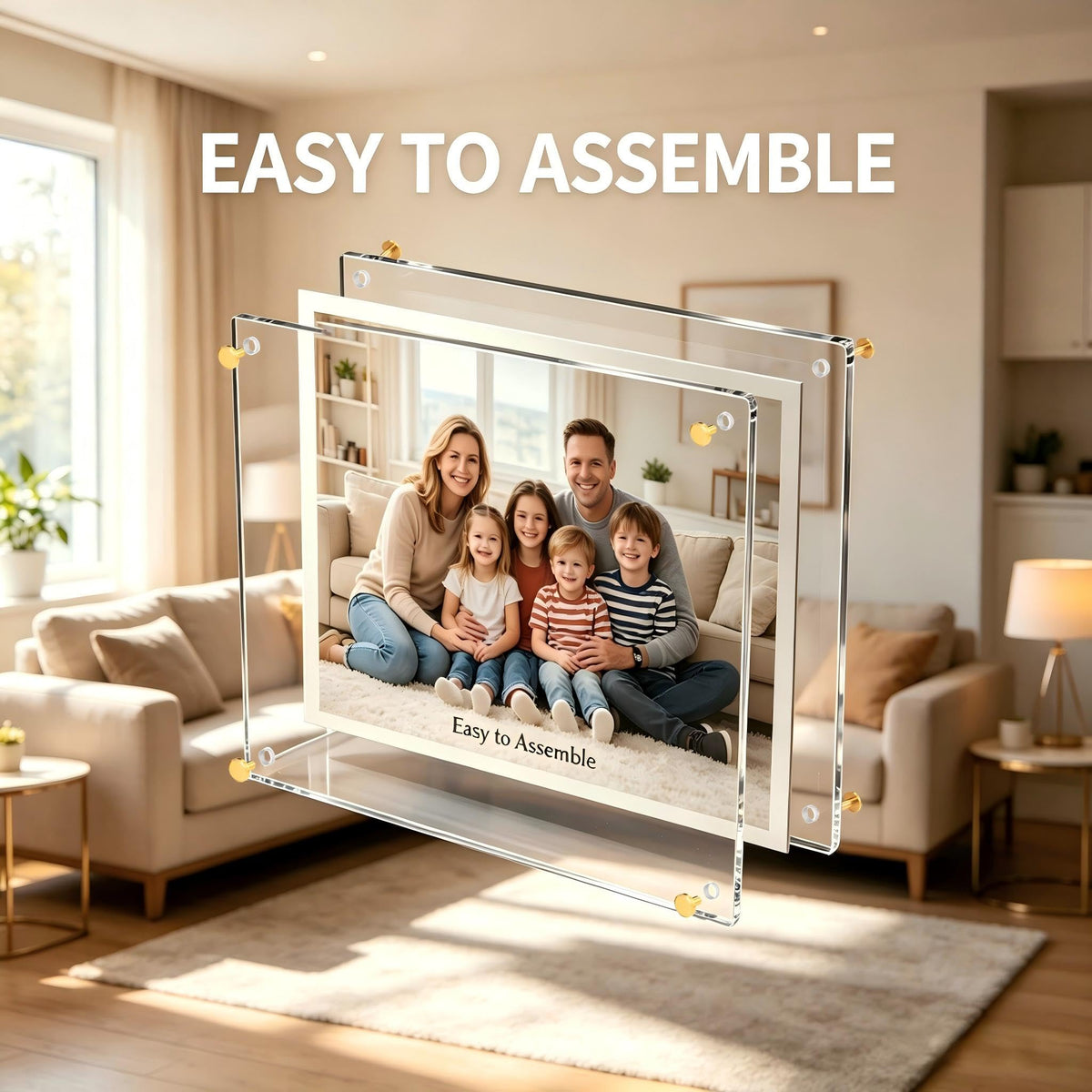 Kalami Velcro update frame allows quick print changes