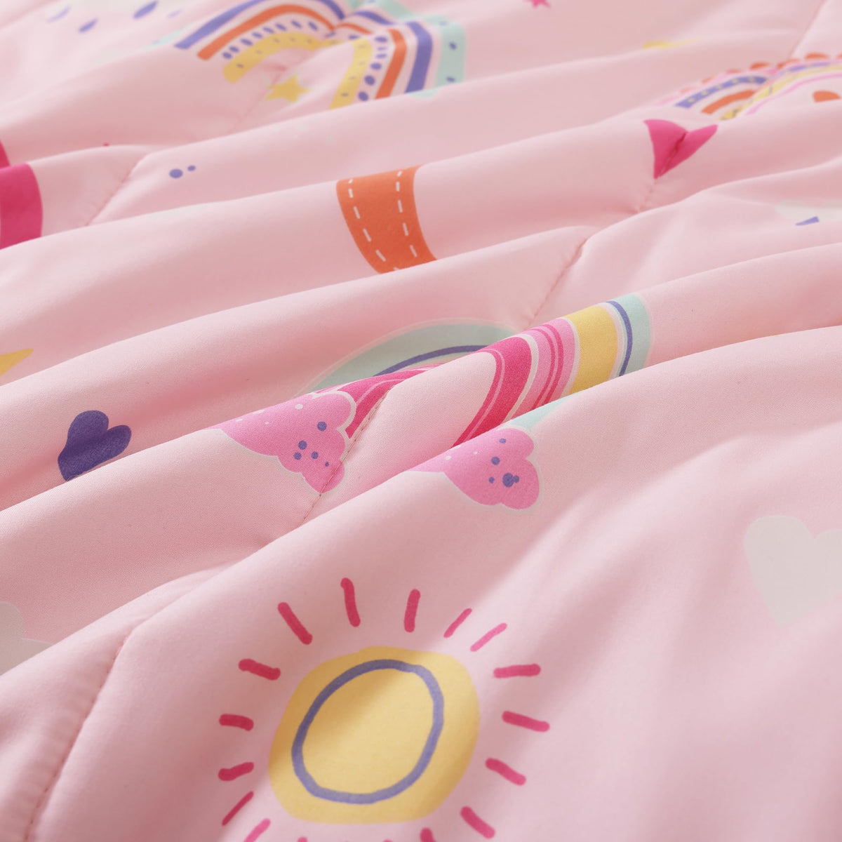 Kaleido Space care instructions image highlights simple cold wash and low heat dry.