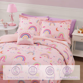 Kaleido Space pillow sham completes the coordinated look.