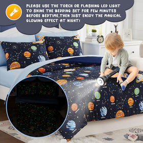 Kaleido Space twin comforter with soft, breathable material for year-round comfort