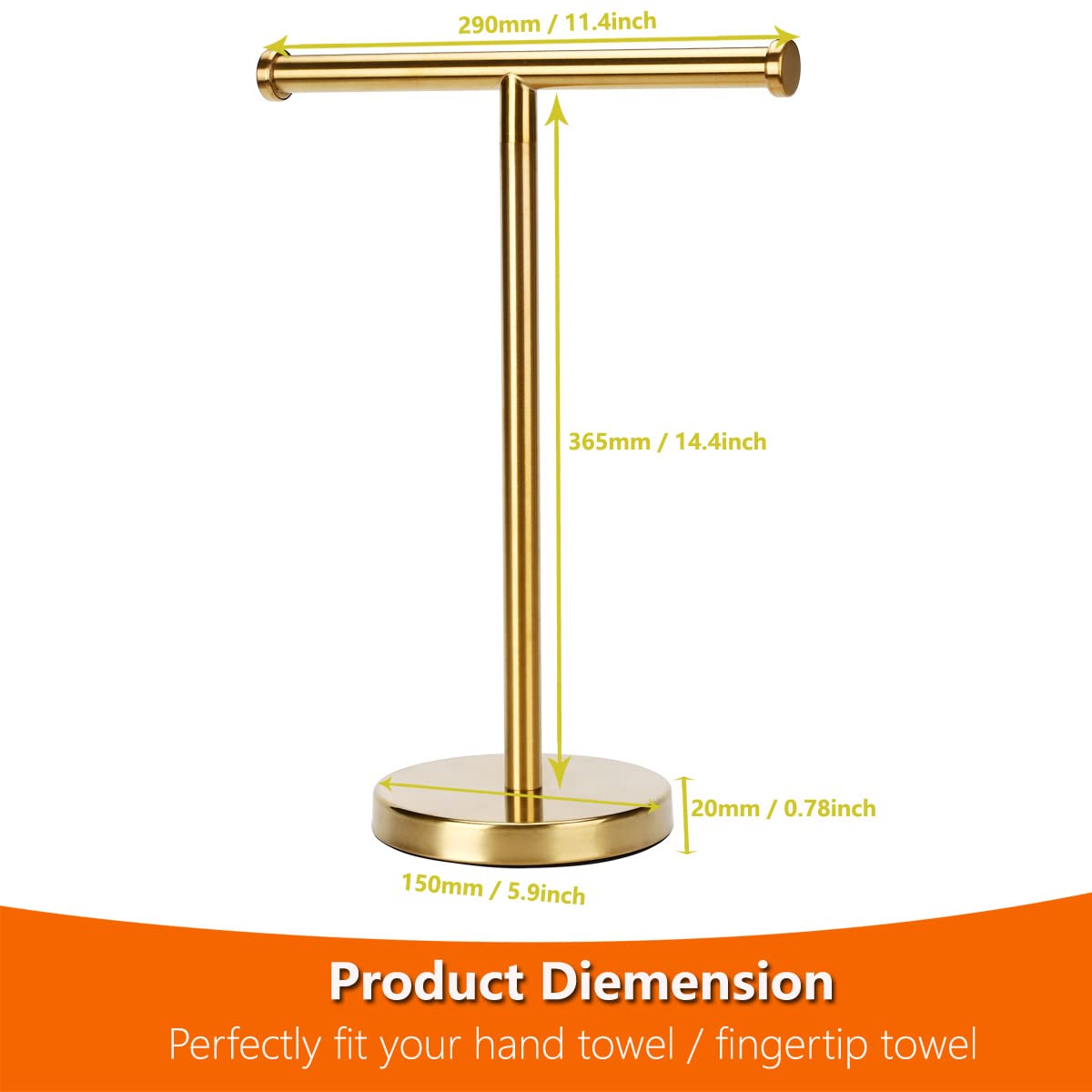 Kalitro gold towel rack towels drying keeps towels accessible and dry.