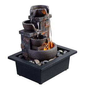 Kalona Decor Desktop Fountain compact size fits small spaces.