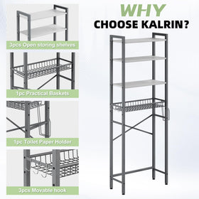 Kalrin anti-fall basket design secures loose items safely.