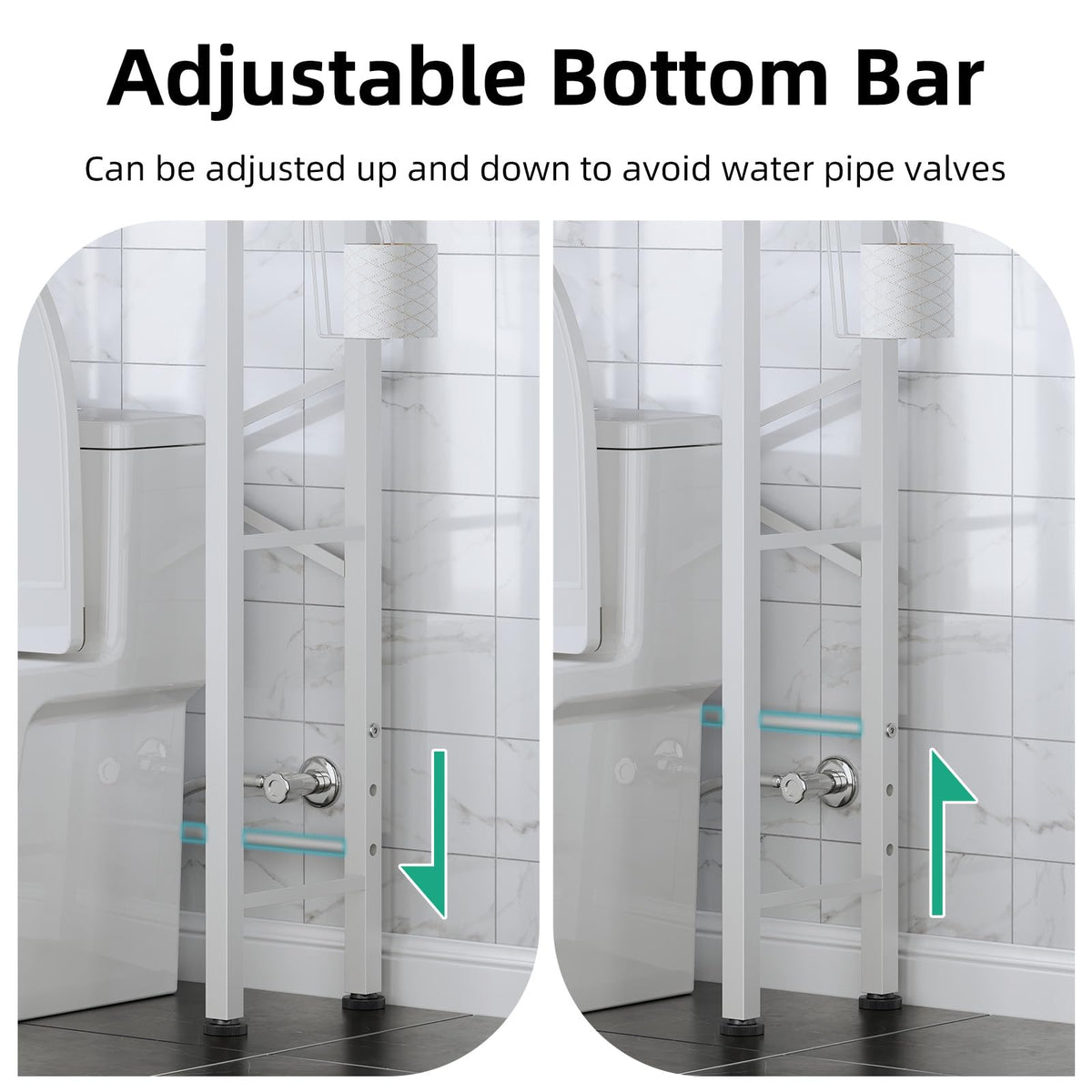 Kalrin non-slip feet protect floors and keep the unit stable.