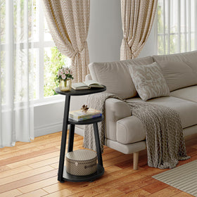 Kalrin bedside oval table ideal beside the bed for night essentials