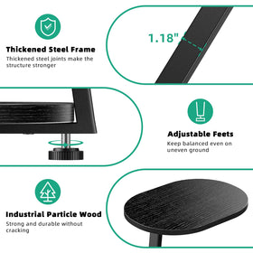 Kalrin easy-assembly side table with clear instructions