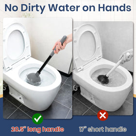 KalTell plunger extended-handle for easy unclogging with ergonomic grip.