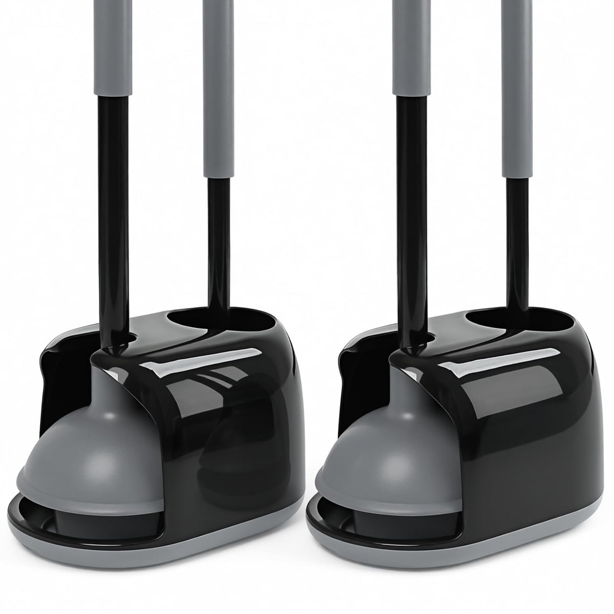 KalTell toilet bowl brush with dense bristles for thorough cleanings and easy scrubbing.