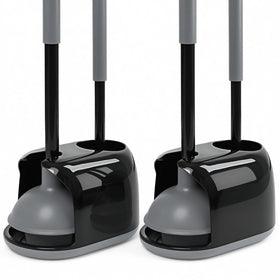 KalTell toilet bowl brush with dense bristles for thorough cleanings and easy scrubbing.
