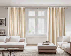 KAMANINA adjustable curtain rod assembly enables quick sizing and secure installation