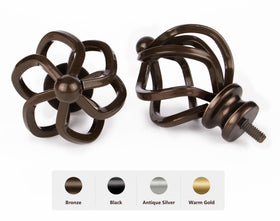 KAMANINA solid metal construction supports drapery weight