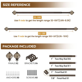 KAMANINA curtain compatibility with grommet tab and rod-pocket styles