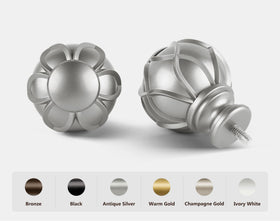 KAMANINA curtain rod extended to 86 inches for larger-window versatility.