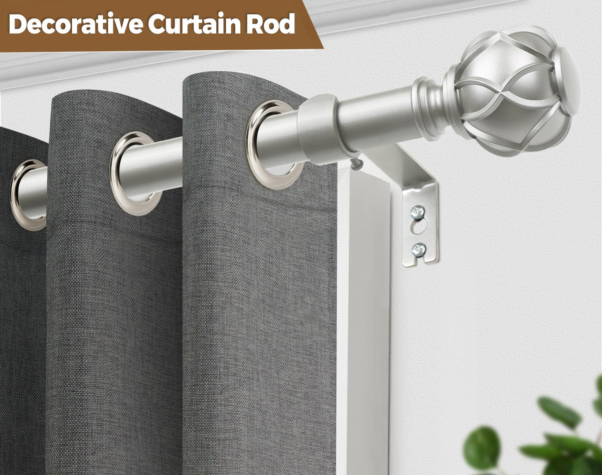 KAMANINA wall-mount setup shows sturdy support for heavy drapes.