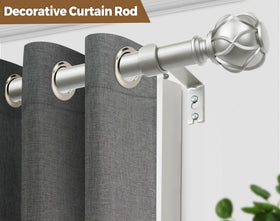 KAMANINA wall-mount setup shows sturdy support for heavy drapes.