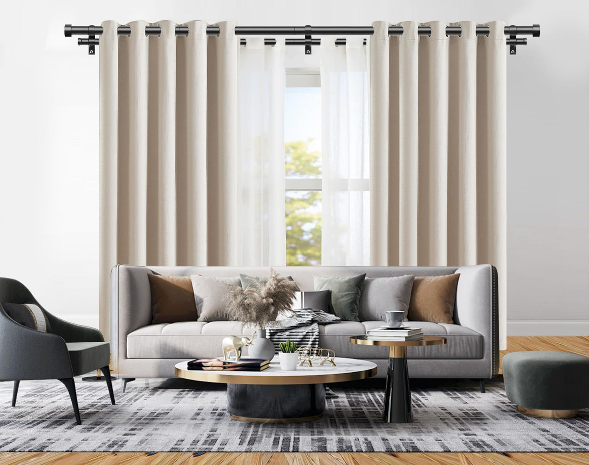 KAMANINA end finials add modern elegance to window treatments.