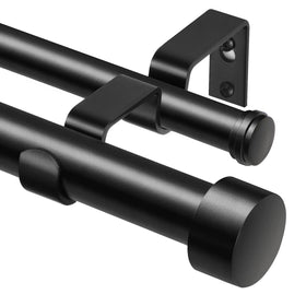 KAMANINA front rod double design for layered drapery and light control.