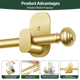 KAMANINA kit provides complete hardware for quick setup and removal.