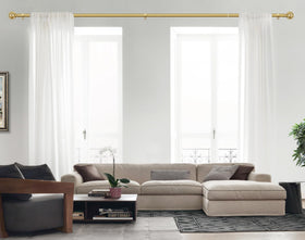 KAMANINA netted texture finials add decorative flair to windows.