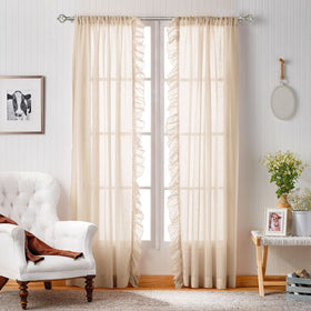KAMANINA silver finish enhances windows and decor