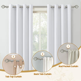 KAMANINA sturdy metal rod ensures durable daily use