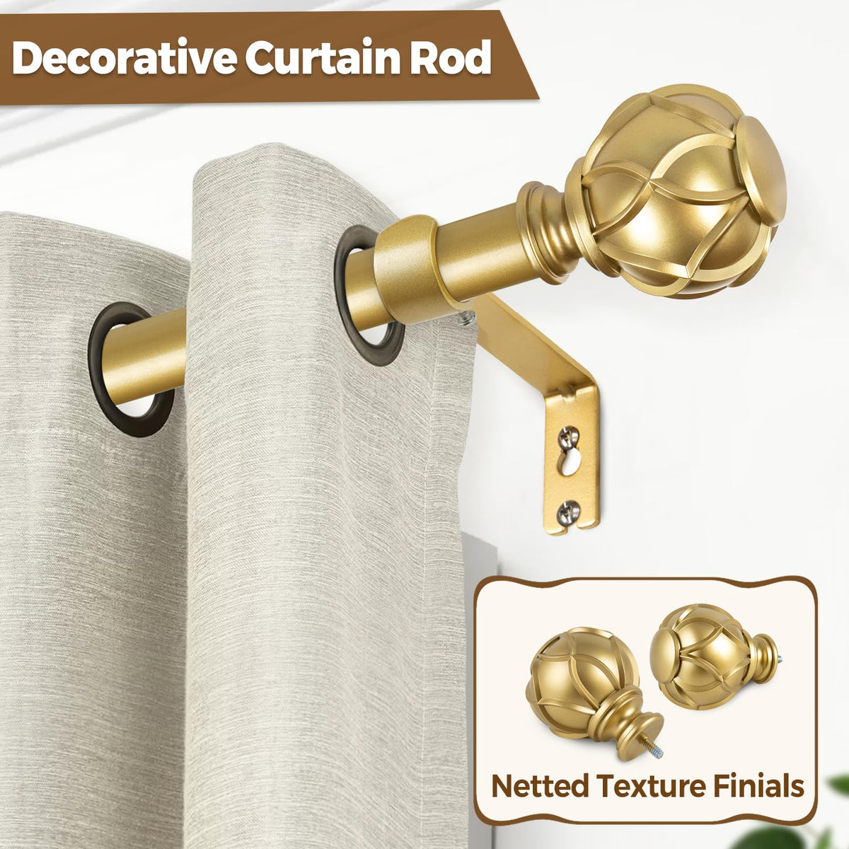 KAMANINA gold finish adds warmth to modern interiors.