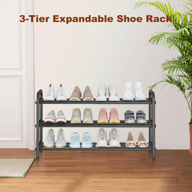 KANAV closet entryway solution keeps footwear neatly organized.