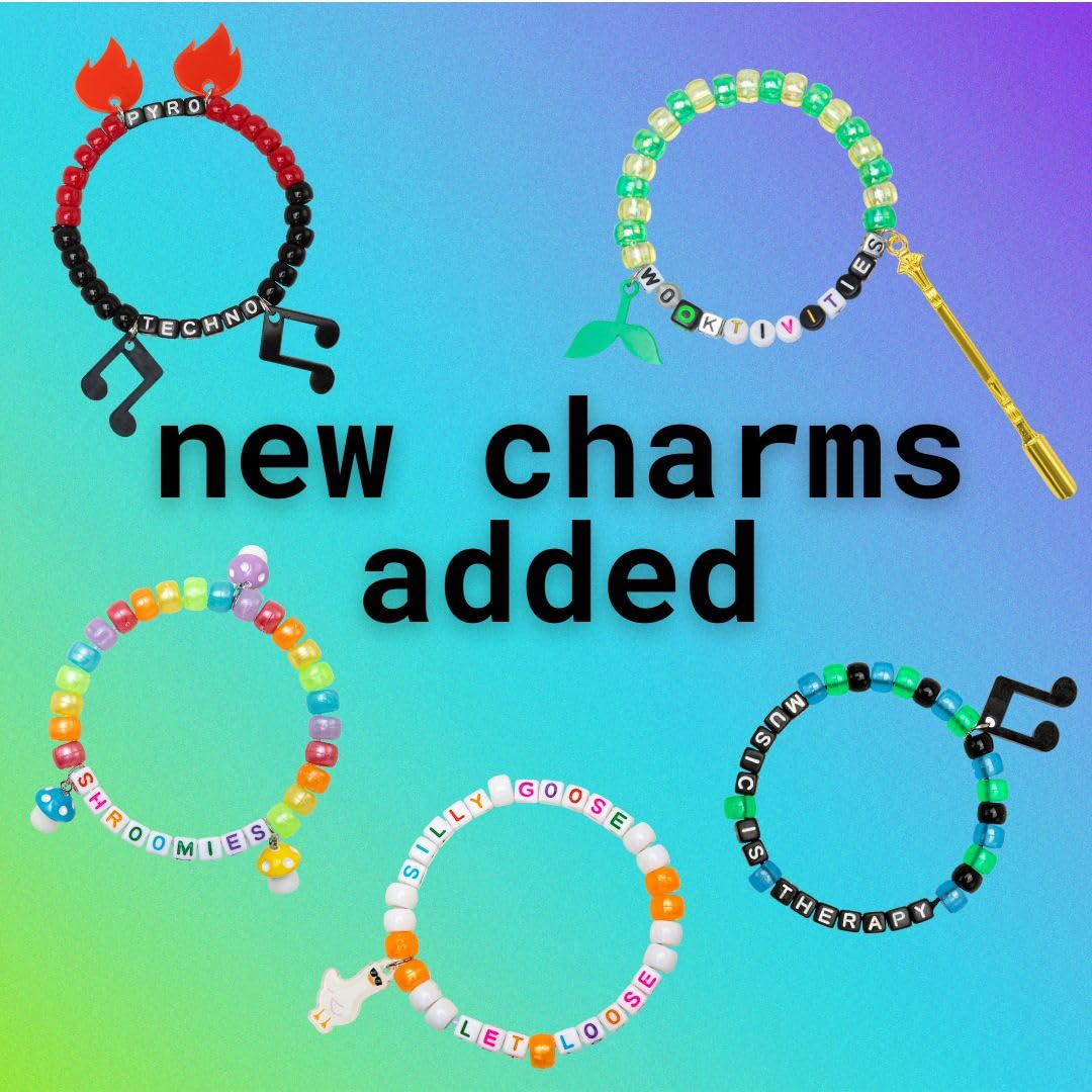 KANDI BAR EDM Life charms and trinkets add playful flair.