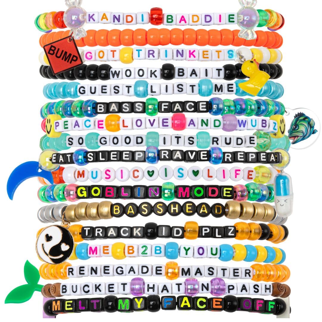 KANDI BAR EDM Life trade-ready bracelets for festival moments and connections.
