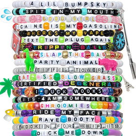 KANDI BAR Party Hard bracelets are festival-ready gifts.
