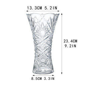 Sunflower engraving detail on Kanpura vase for added elegance
