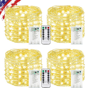 KAQ fairy lights remote 80ft 240LED for versatile ambient lighting indoors or outdoors.