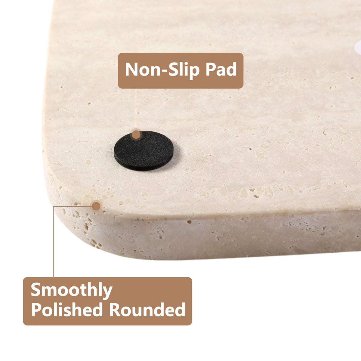 Karibiber marble tray with jewelry accessories neatly organized on top.