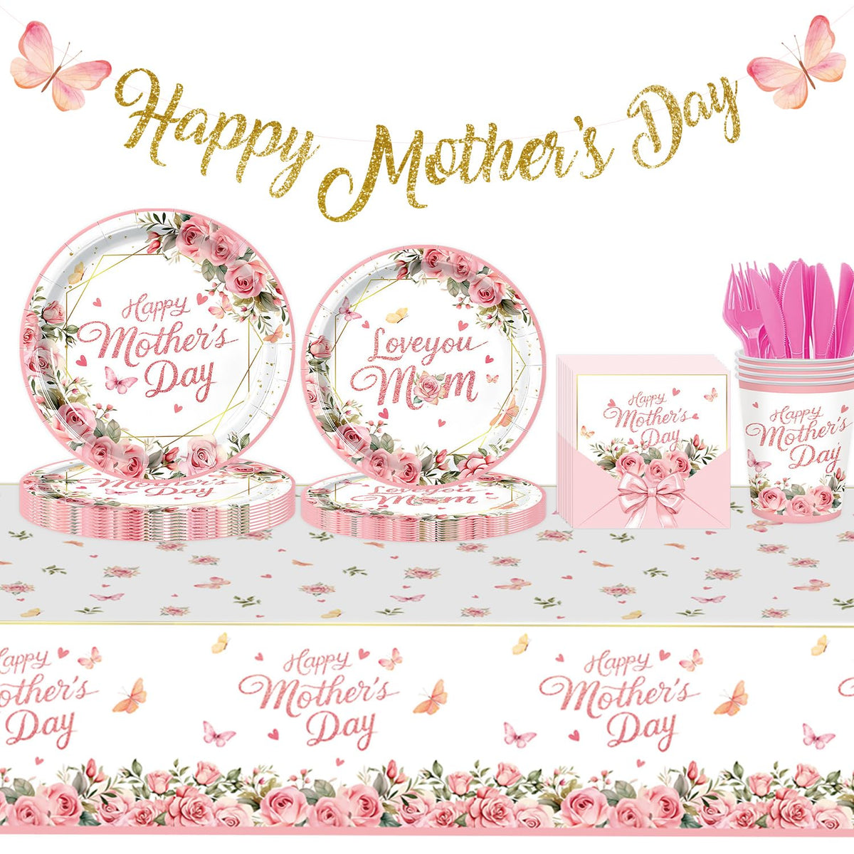 Karii Happy Mother's Day banner for a festive photo backdrop