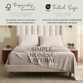 KARISSA MAE 18-inch deep pocket demonstrates secure king-bed fit