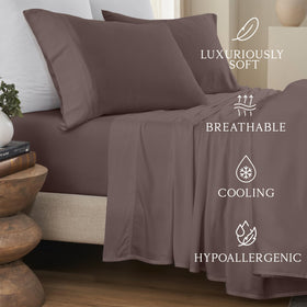 KARISSA MAE bamboo king sheet cooling for warm nights