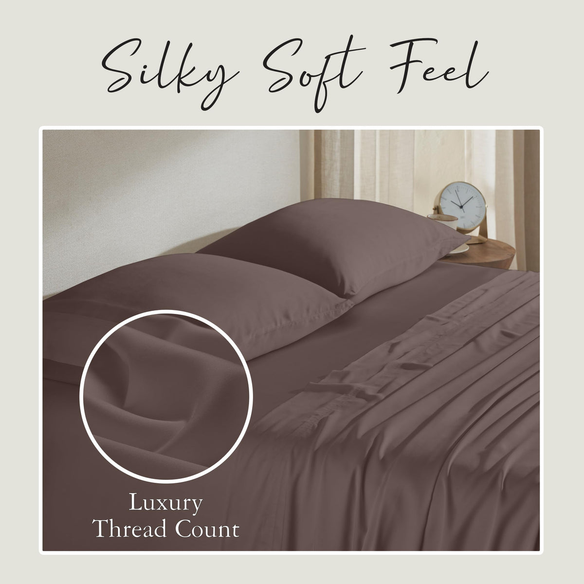 KARISSA MAE sheet set anti-pilling with double stitching
