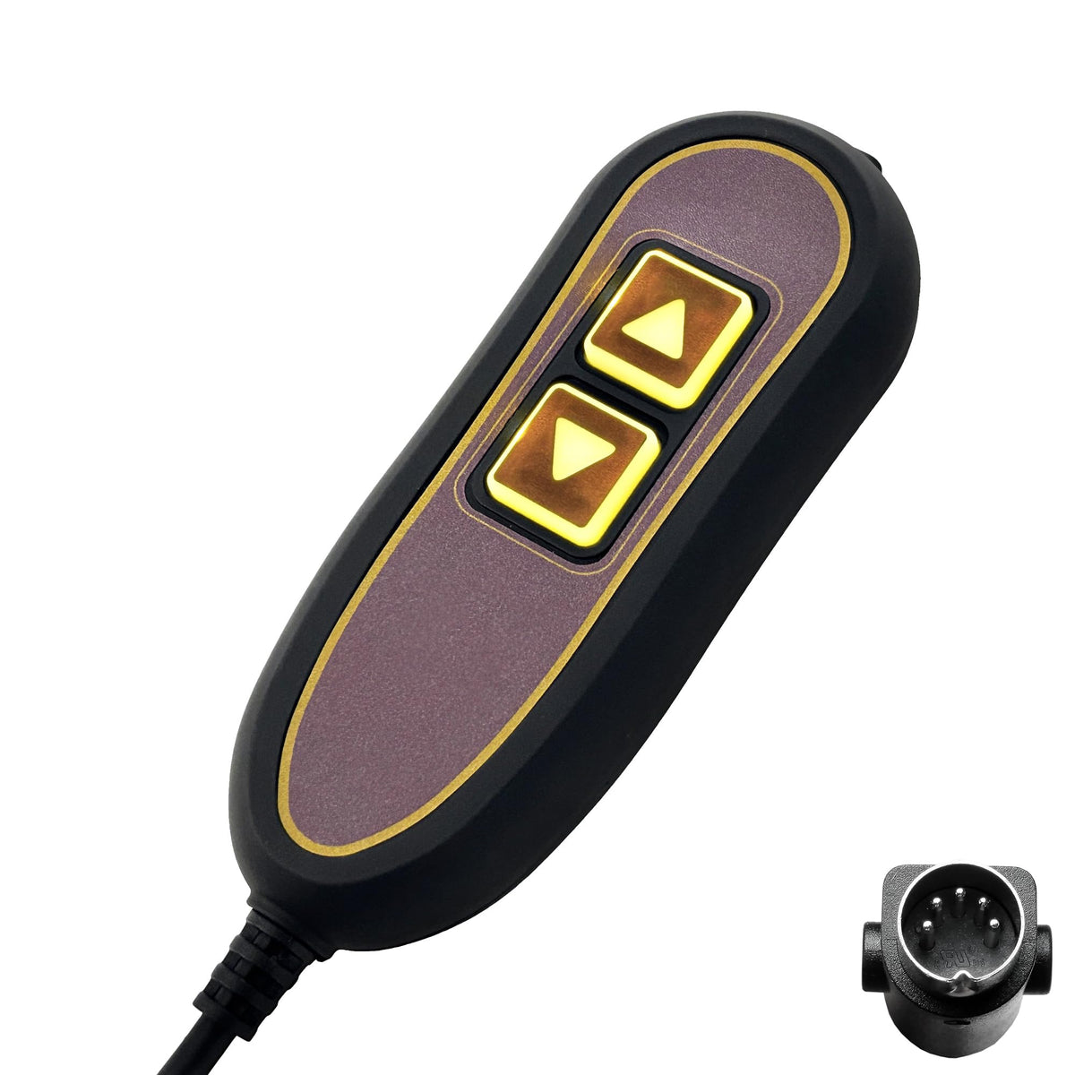 Kariwust remote with 180-degree plug for easy installation