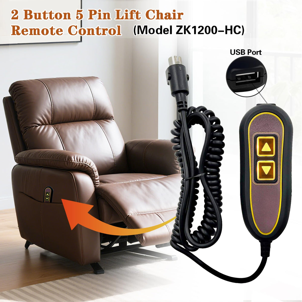 Kariwust remote USB backlight highlights controls at night